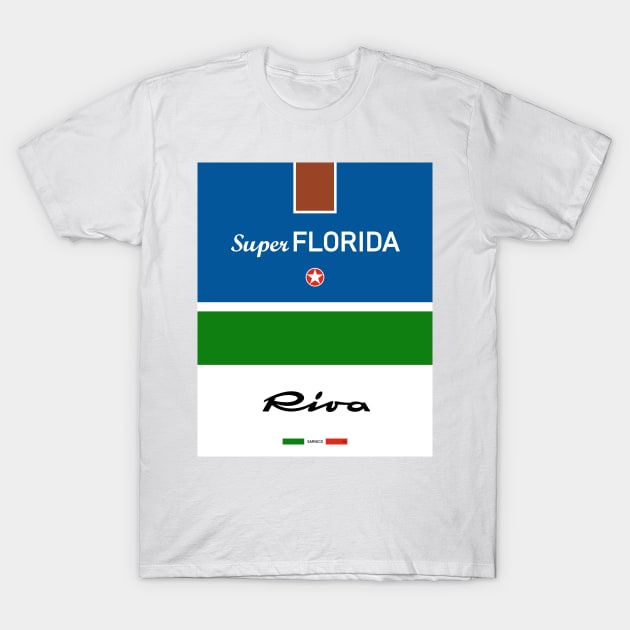 Super Florida Riva Aquarama Italy Italia travel vintage design T-Shirt by PB Mary